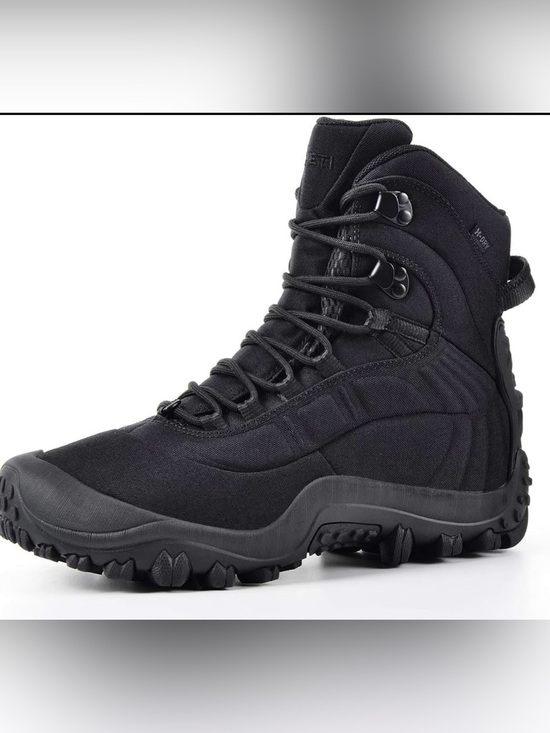 Men\'s Black Tactical Waterproof Hiking Boot main image 4